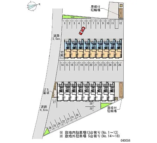 東近江市御園町 月極駐車場